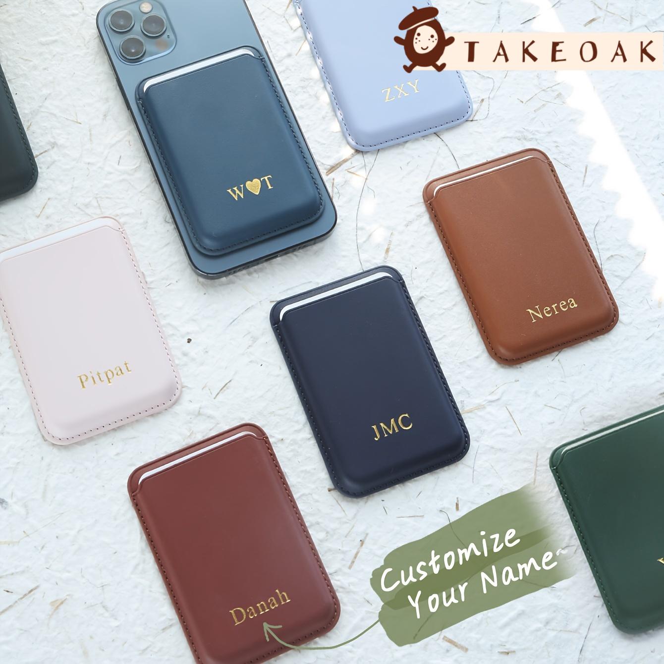 Phone Accessories And Names - Portacarte per Telefono in Pelle PU
