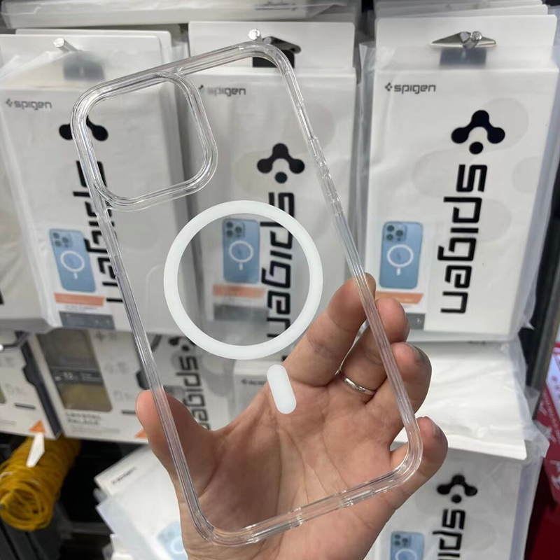 Yellow Phone Accessories - Custodia Spigen Ultra Hybrid MagFit in