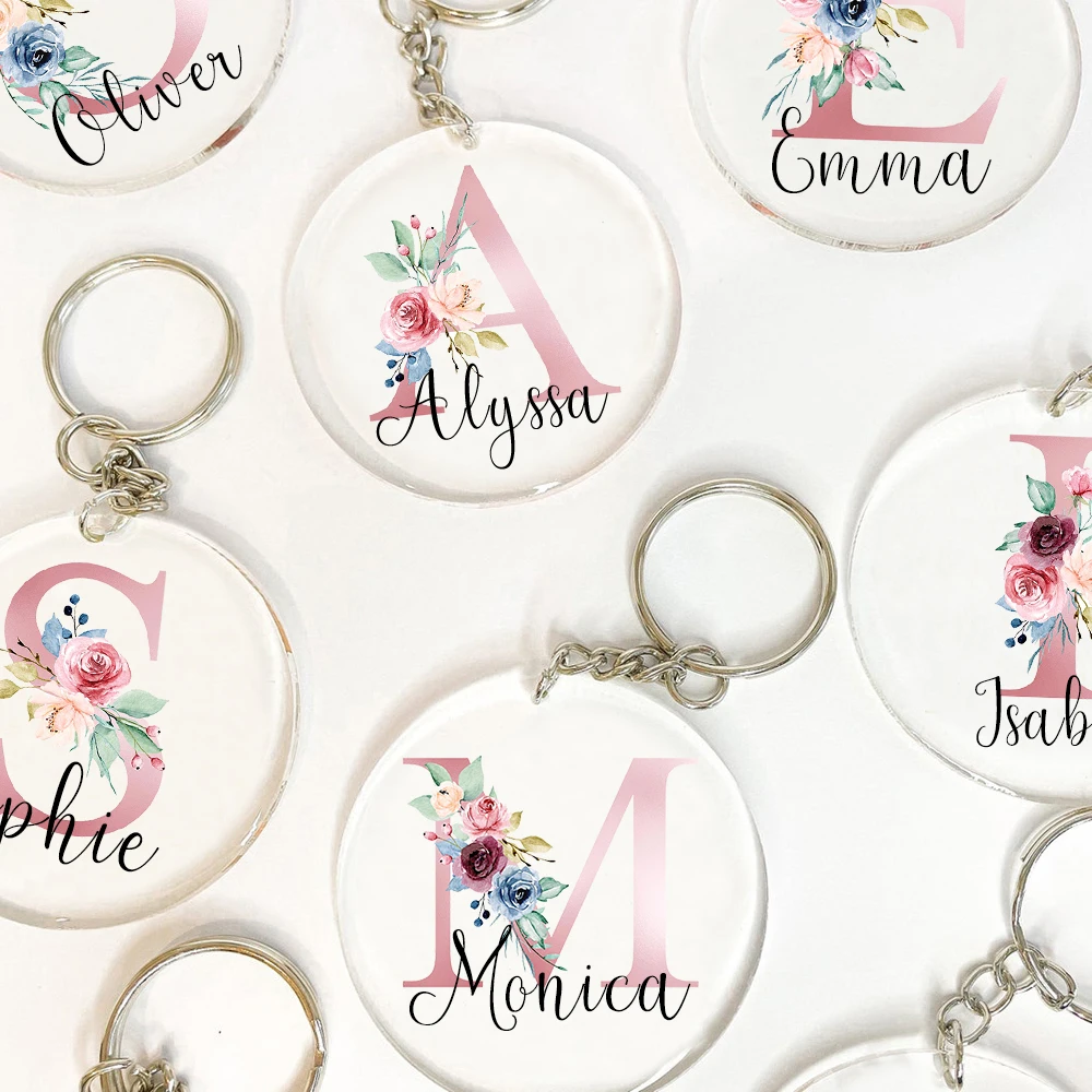 Phone Accessories And Names - Iniziale personalizzata con nome Portachiavi Ciondolo