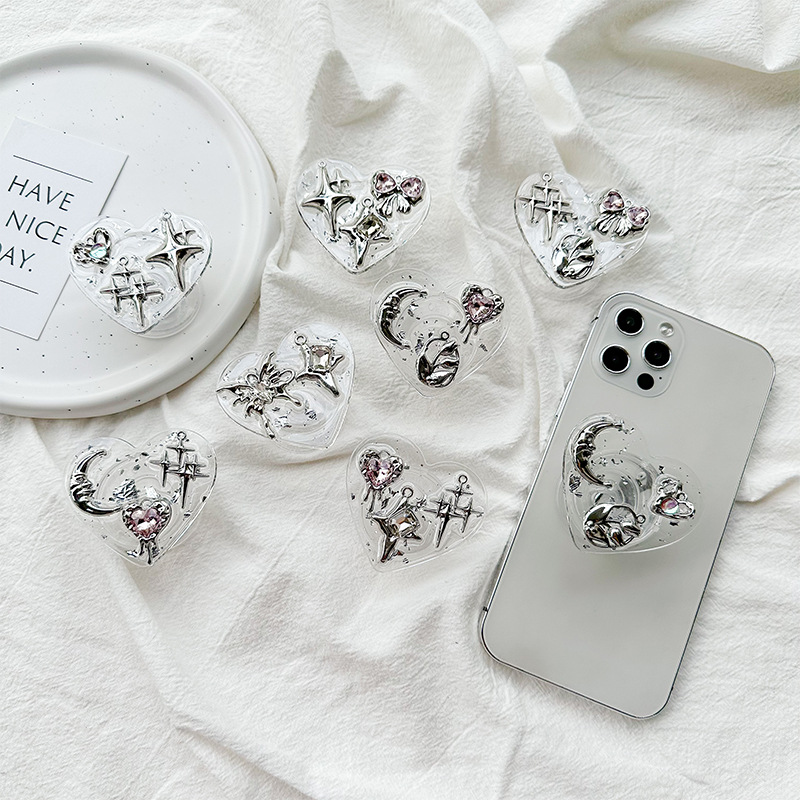 Phone Accessories For Girls - Supporto per telefono trasparente a forma