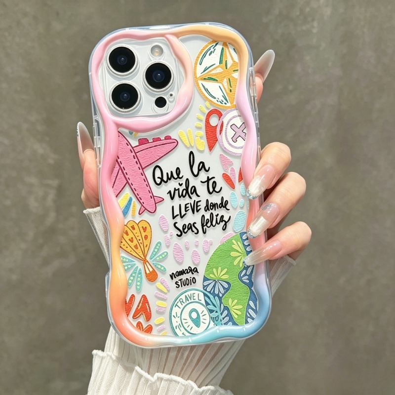 Phone Accessories For Travel - Custodia per telefono con motivo di