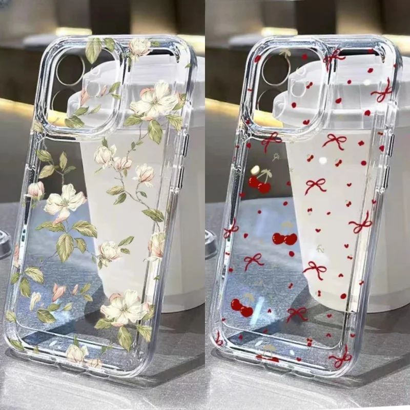 Realme C67 - Custodia per telefono con stampa fiore