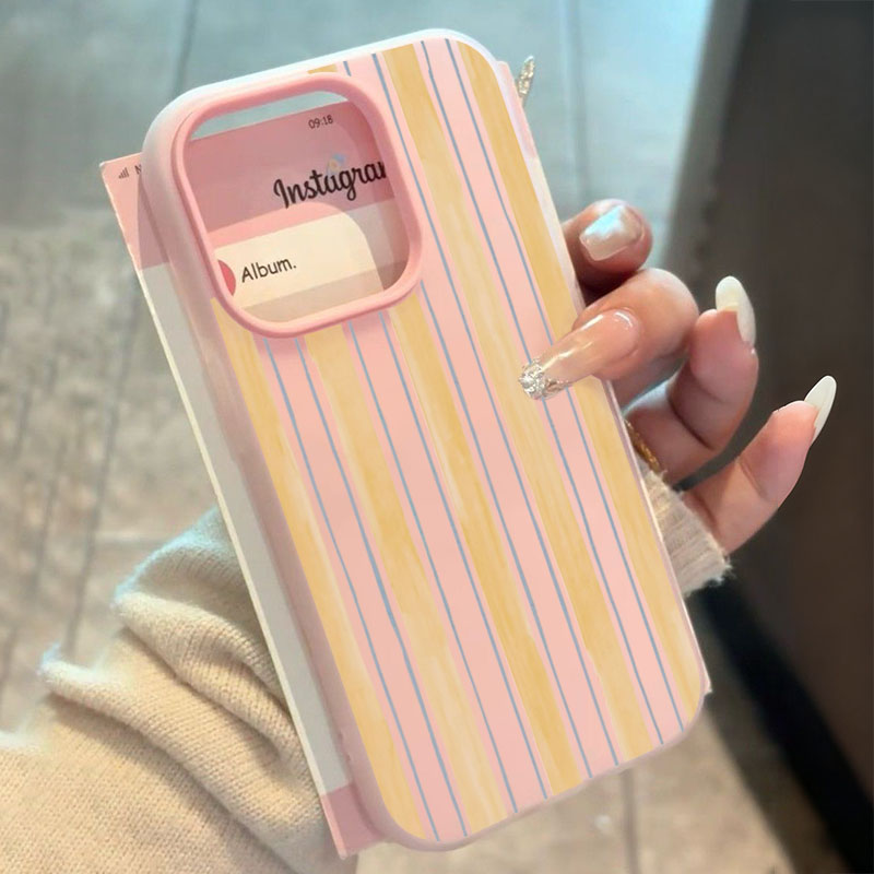 Elegante custodia a righe gial - Yellow Phone Accessories recensione e prezzo
