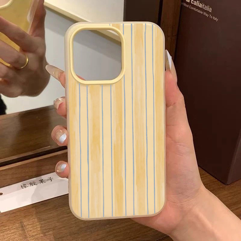 Elegante custodia a righe gial - Yellow Phone Accessories recensione e prezzo